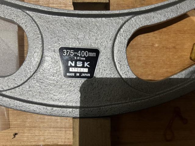 日本測定 NSK 375~400mm 外側マイクロメーター