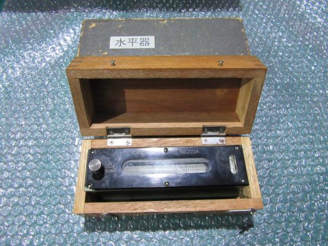 理研計器 150x0.02mm 精密平形水準器