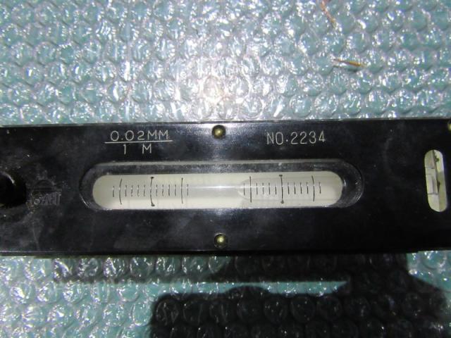 理研計器 150x0.02mm 精密平形水準器