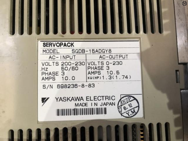 安川電機 SGDB-15ADGYB サーボパック