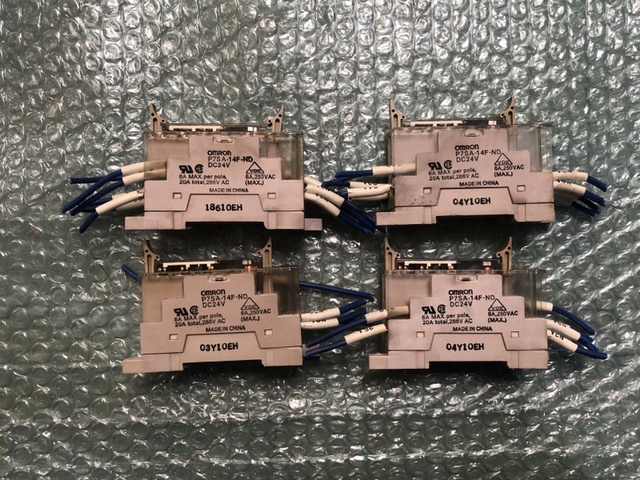 オムロン P7SA-14F-ND DC24V(4個) セーフティリレーソケット