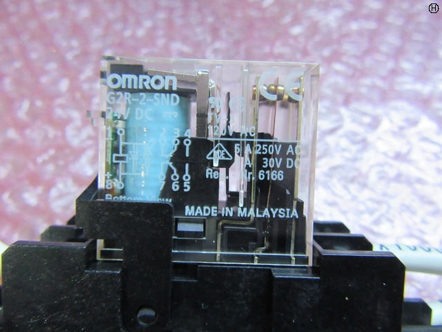 オムロン G2R-2-SND(24V DC) ミニパワーリレー4個