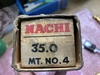 不二越 Nachi φ35mm, 全長:295mm テーパーシャンクドリル