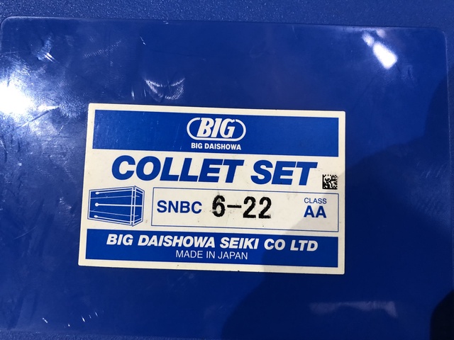 大昭和精機 BIG SNBC 6-22 コレットセット