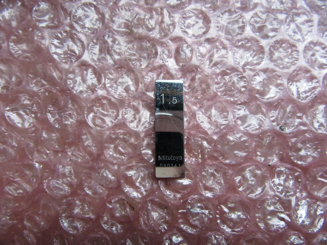 ミツトヨ 1.5mm ブロックゲージ