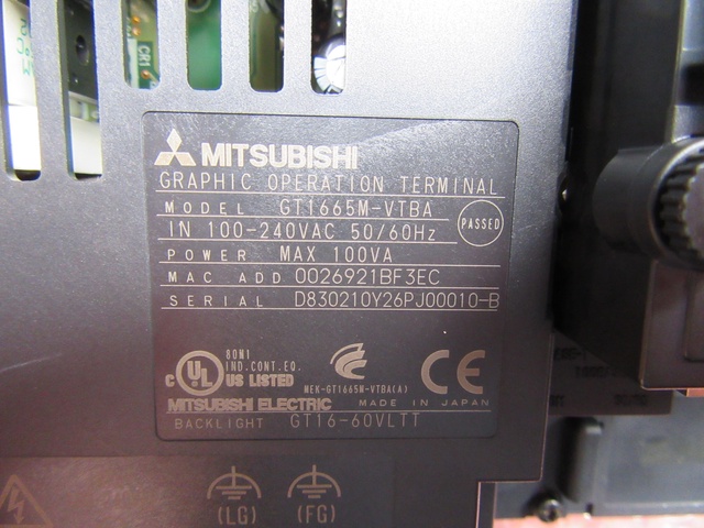 三菱電機 GOT1000(GT1665M-VTBA) タッチパネル 中古販売詳細 三菱電機 GOT1000(GT1665M-VTBA) タッチパネル 中古販売詳細