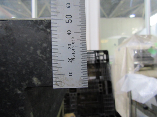 ミツトヨ NO:517-105(W500xD750xH130mm) 石定盤