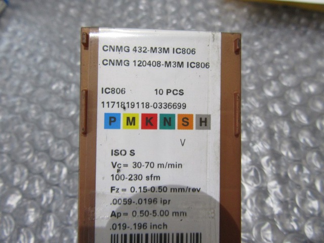 ISCAR CNMG432-M3MIC806 チップ