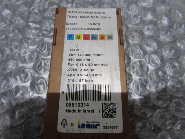 ISCAR TNMG332-M3M IC6015 チップ