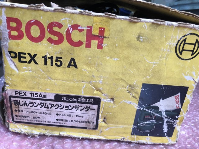 BOSCH PEX-115A 吸じんランダムアクションサンダー