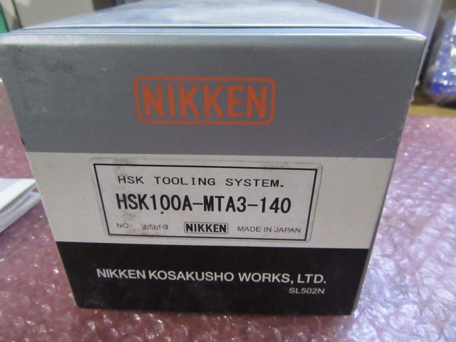 日研工作所 HSK100A-MTA3-140 モールステーパースリーブ