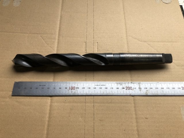 不明 φ24.7 テーパーシャンクドリル