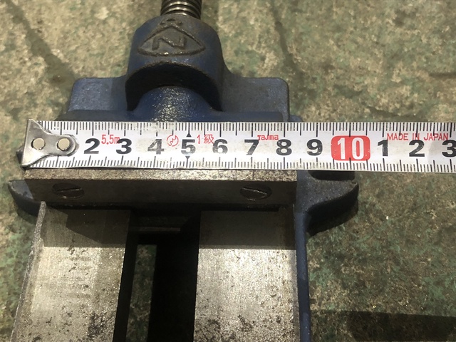 不明 ③口幅85mm 口高25mm 口開75mm バイス