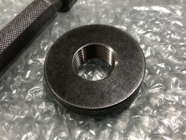 郷原精機 GSK PT1/2 山14 60-400 管用テーパネジゲージ プラグリングセット