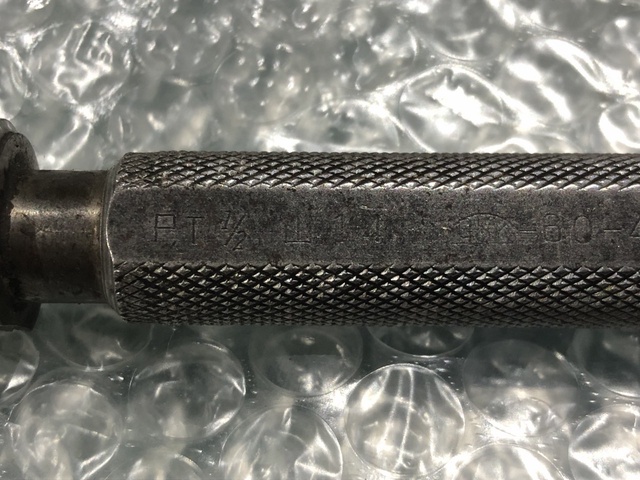 郷原精機 GSK PT1/2 山14 60-400 管用テーパネジゲージ プラグリングセット