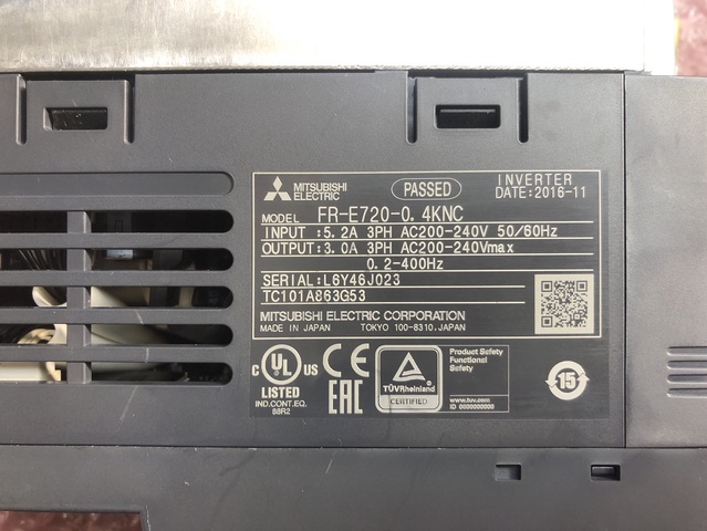三菱電機 FR-E720-0.4KNC インバーター