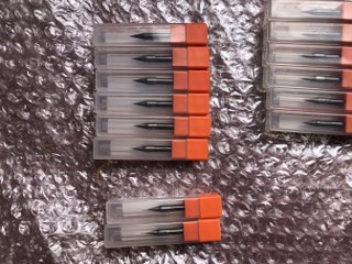 日進工具 NS R0.15x0.5, R0.15x1, R0.15x2.5 エンドミル14本