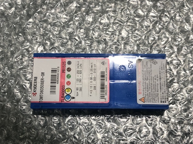 京セラ TOMT060508ER-GM PR1525 チップ
