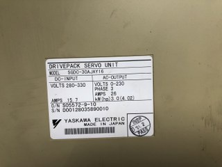安川電機 SGDC-30AJAY16 ドライブパック サーボユニット