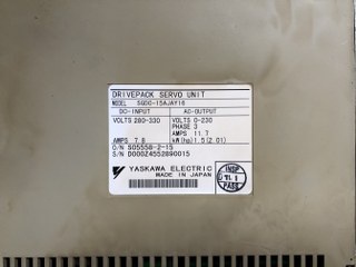 安川電機 SGDC-15AJAY16 ドライブパック サーボユニット