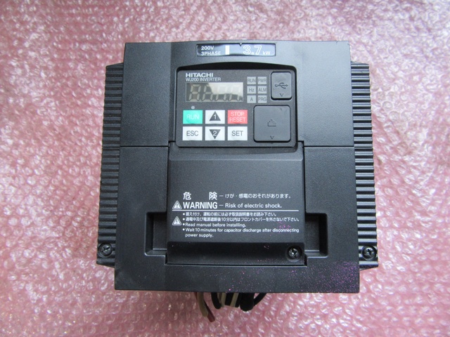 日立 HITACHI WJ200-037LF インバーター