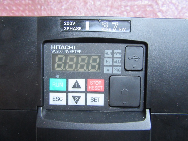 日立 HITACHI WJ200-037LF インバーター