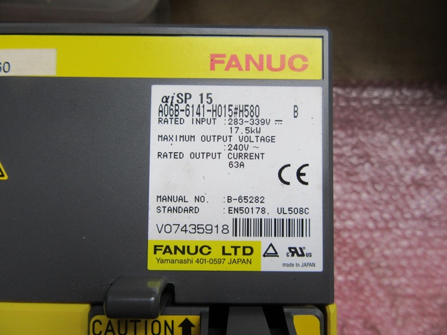 ファナック A06B-6141-H015#H580 ACサーボモーター