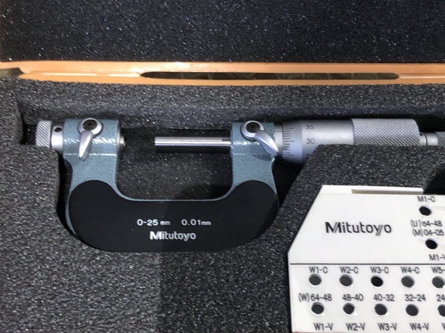 ミツトヨ 126-125 TMC-25 替駒式ねじマイクロメーター