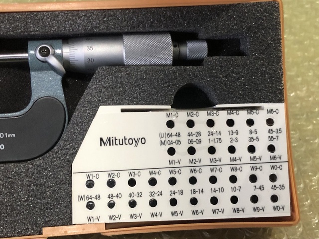 ミツトヨ 126-125 TMC-25 替駒式ねじマイクロメーター