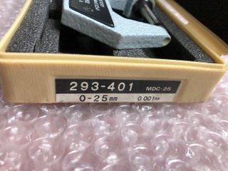 ミツトヨ 293-401/ MDC-25 デジタルマイクロメーター