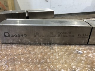 アマダ K-11A ベンダー金型(2Vダイ)
