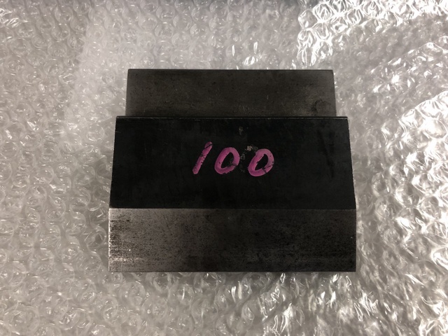 不明 全長100mm ベンダー金型(パンチ)