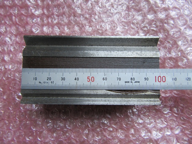 不明 長100mm ベンダー金型(2Vダイ)