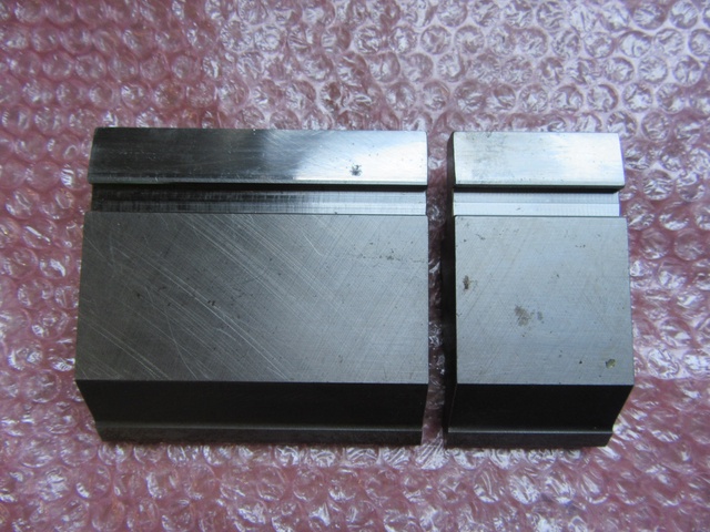 不明 長100,50mm ベンダー金型2個