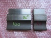 不明 長100,50mm ベンダー金型2個