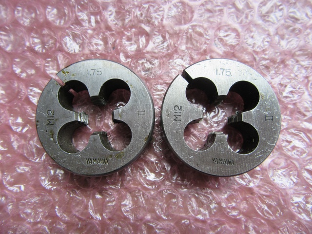 彌満和製作所 YAMAWA M12(1.75) ダイス2個