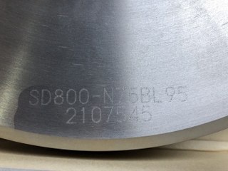 日本ダイヤモンド SD800-N75BL95 ダイヤモンドホイール