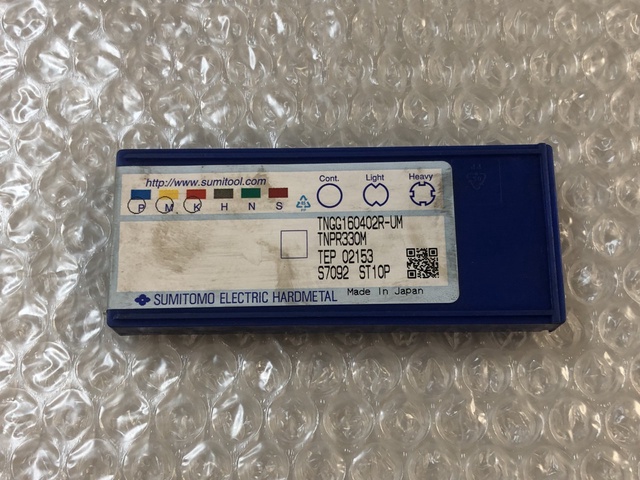 住友電工ハードメタル TNPR330M TNGG160402R-UM チップ