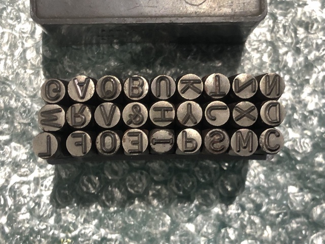 STEMPA 英字A-Z(5mm) 刻印
