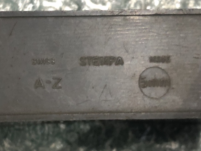 STEMPA 英字A-Z(5mm) 刻印