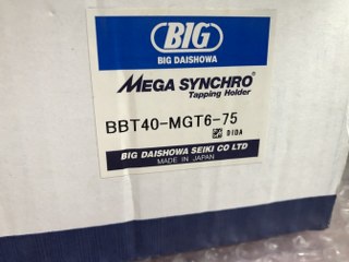 大昭和精機 BIG BBT40-MGT6-75 BBT40メガシンクロタッピングホルダ―