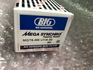 大昭和精機 BIG MGT6-M6 U1/4-30 メガシンクロタッピングホルダー