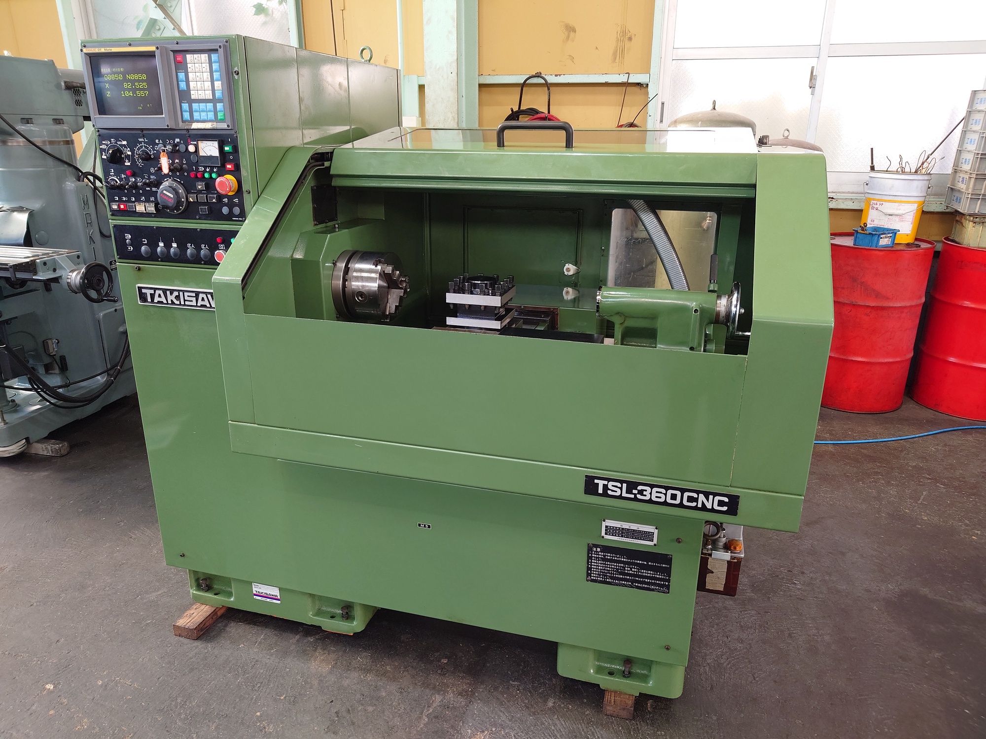 NCフラット型旋盤 滝澤鉄工所 TSL-360CNC 中古販売詳細【#402510