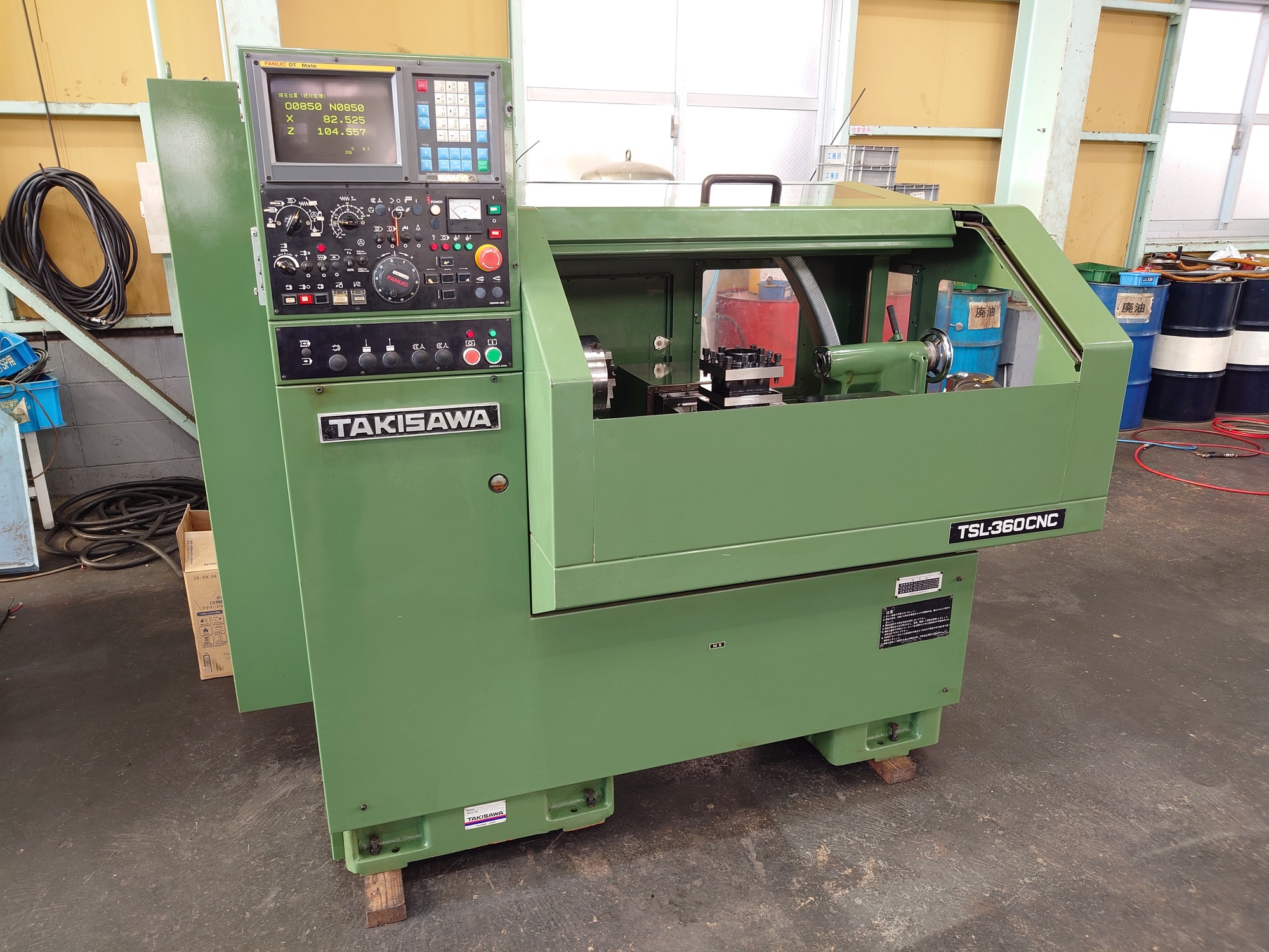 NCフラット型旋盤 滝澤鉄工所 TSL-360CNC 中古販売詳細【#402510