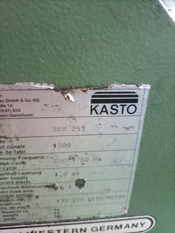 KASTO BSM-253 弓鋸盤