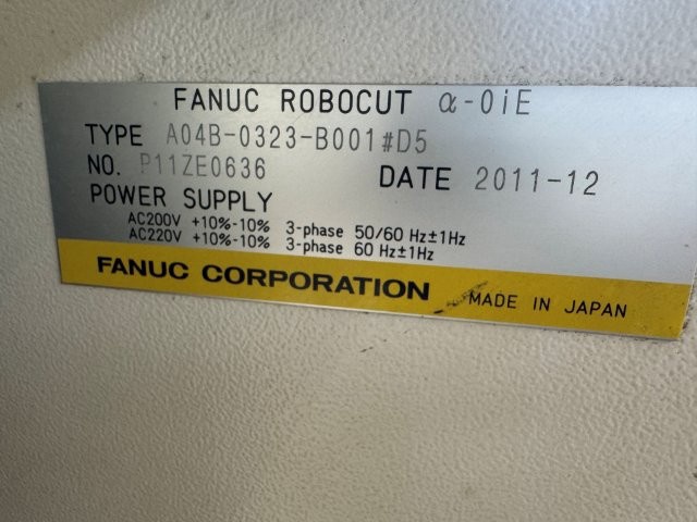 ファナック ROBOCUT α-0iE NCワイヤーカット