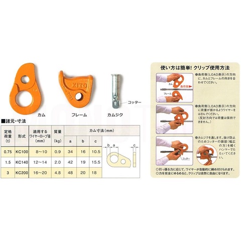 キトー KC-200 キトークリップ