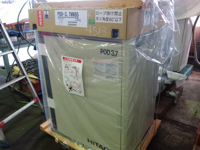 日立 HITACHI POD-3.7MNB5 3.7kwコンプレッサー