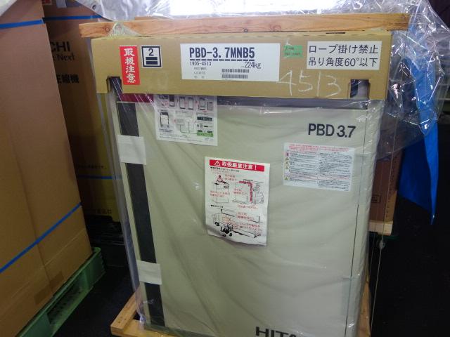 日立 HITACHI PBD-3.7MNB5 3.7kwコンプレッサー