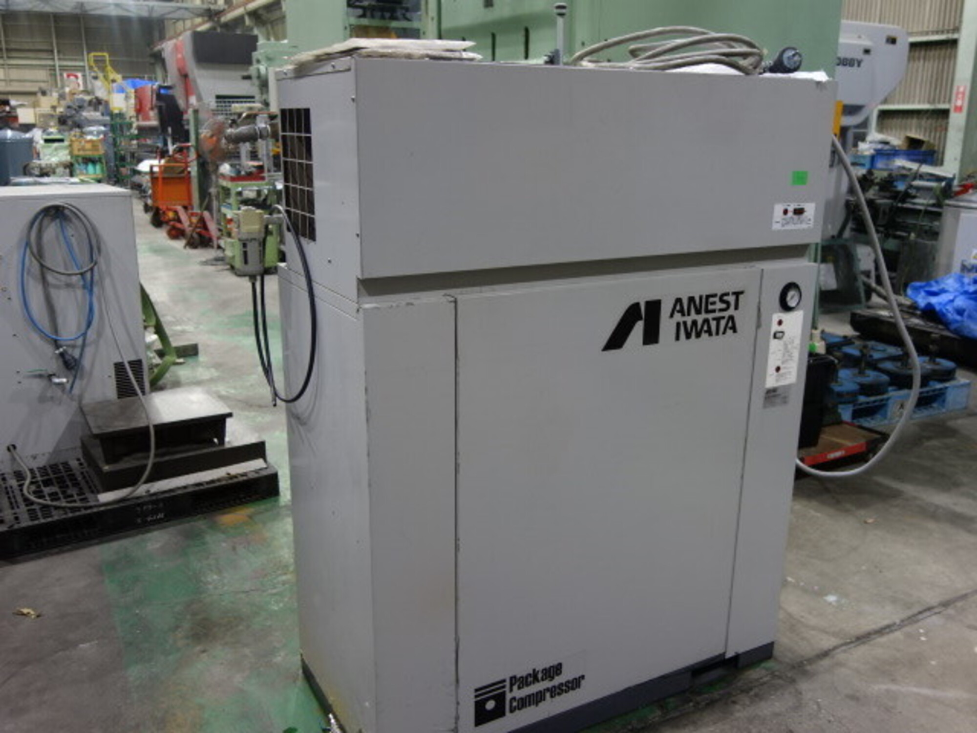 5.5kwコンプレッサー アネスト岩田 CLP55-8.5D 中古販売詳細【#413301